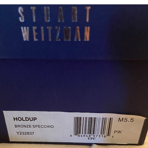 Stuart Weitzman Bronze Specchio Studded Sandals Size 5.5 - Picture 5 of 5